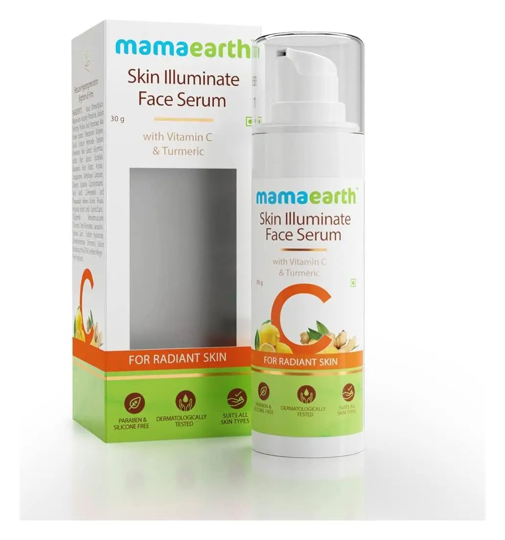 Mamaearth Skin Illuminate Face Serum for Radiant Skin with Vitamin C & Turmeric