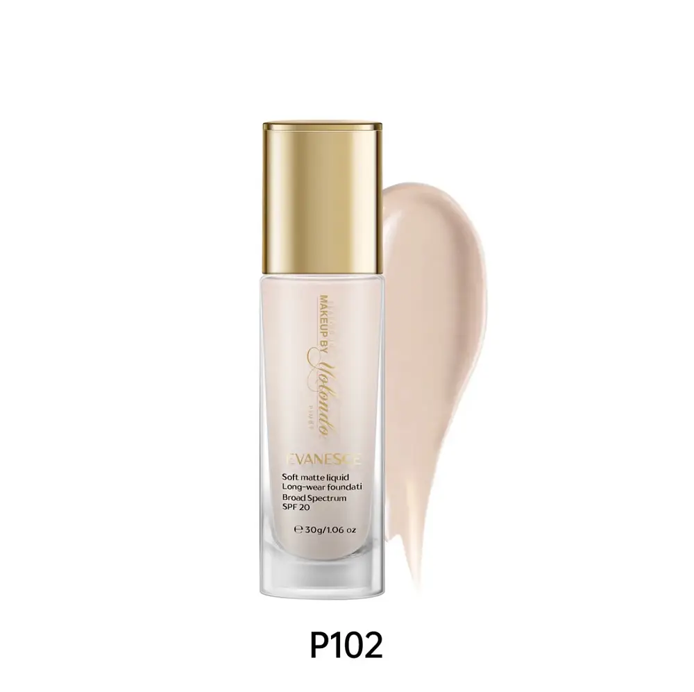 Playing In Makeup By Yolondo Evanesce Soft Matte Liquid Foundation P102