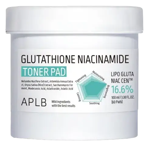 APLB Glutathione Niacinamide Toner Pad