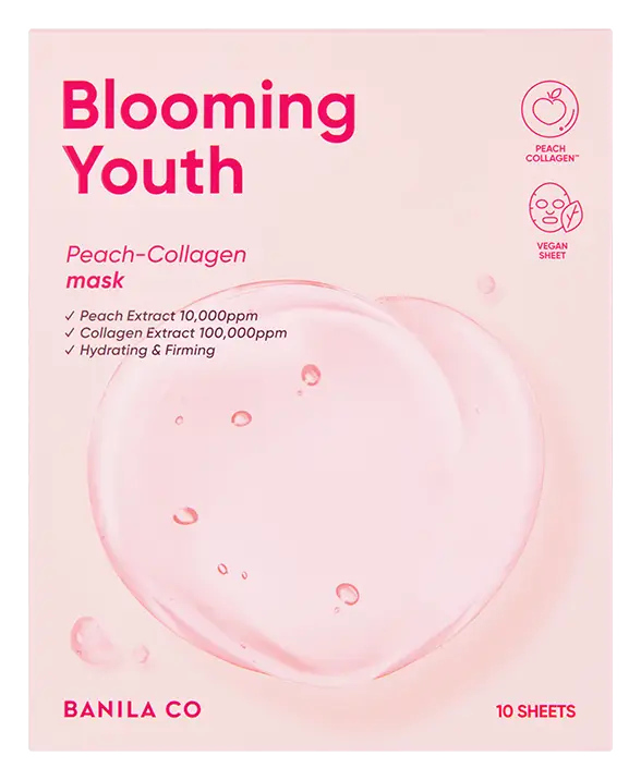Banila Co Blooming Youth Peach Collagen Mask