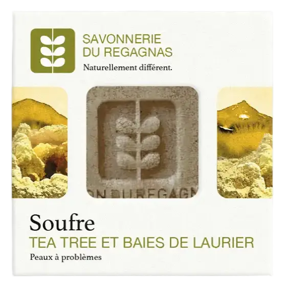 Savonnerie Du Regagnas Soufre Tea Tree Et Baies De Laurier
