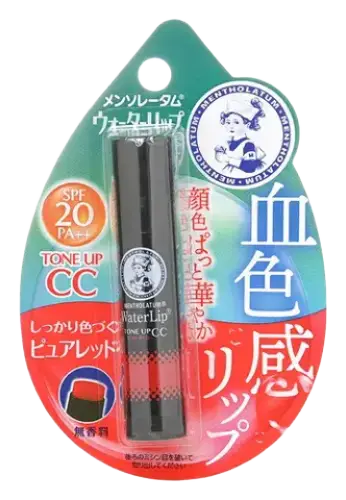 Rohto Mentholatum Water Lip Tone Up CC SPF 20 PA+ Pure Red