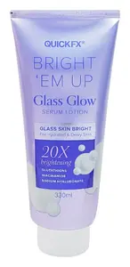 Quickfx Bright Em Up Glass Skin Bright Serum Lotion