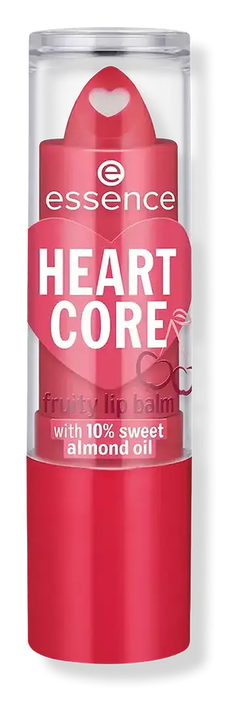 Essence Heart Core Fruity Lip Balm 01 Crazy Cherry