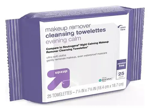up&up Makeup Remover Cleansing Towelettes Evening Calm