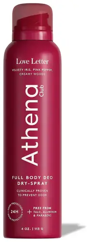 Athena Club Full Body Deo Dry-Spray Love Letter