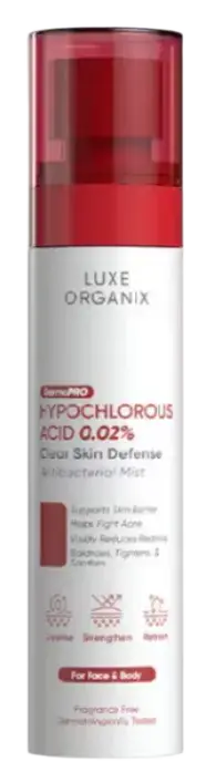 Luxe Organix Hypochlorous Acid 0.02% Clear Skin Defense Antibacterial Mist