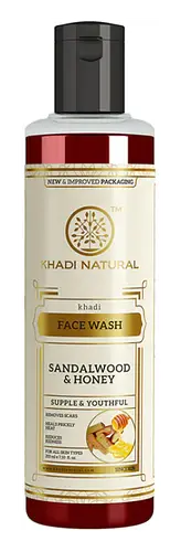 Khadi Natural Sandalwood & Honey Face Wash