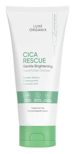 Luxe Organix Cica Rescue Gentle Brightening Cleanser