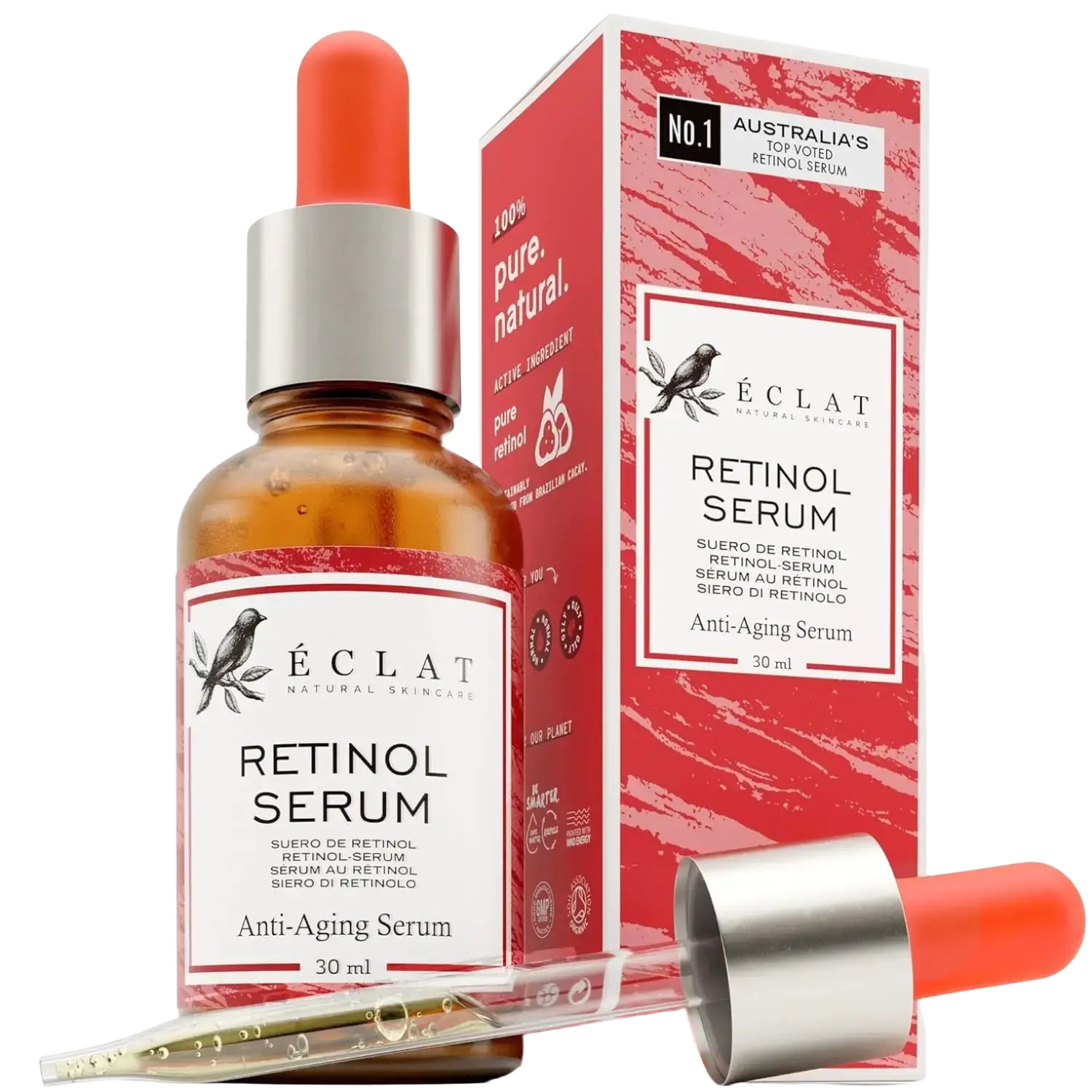 Eclat Natural Skincare Retinol Serum