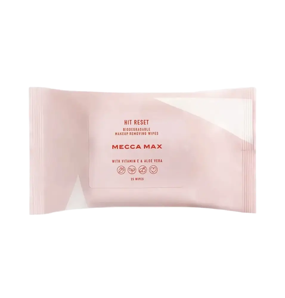 Mecca Cosmetica Mecca Max Hit Reset Biodegradable Makeup Removing Wipes
