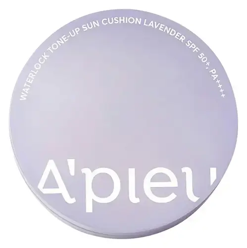 A'Pieu Waterlock Tone-Up Sun Cushion Lavender SPF 50+ PA++++