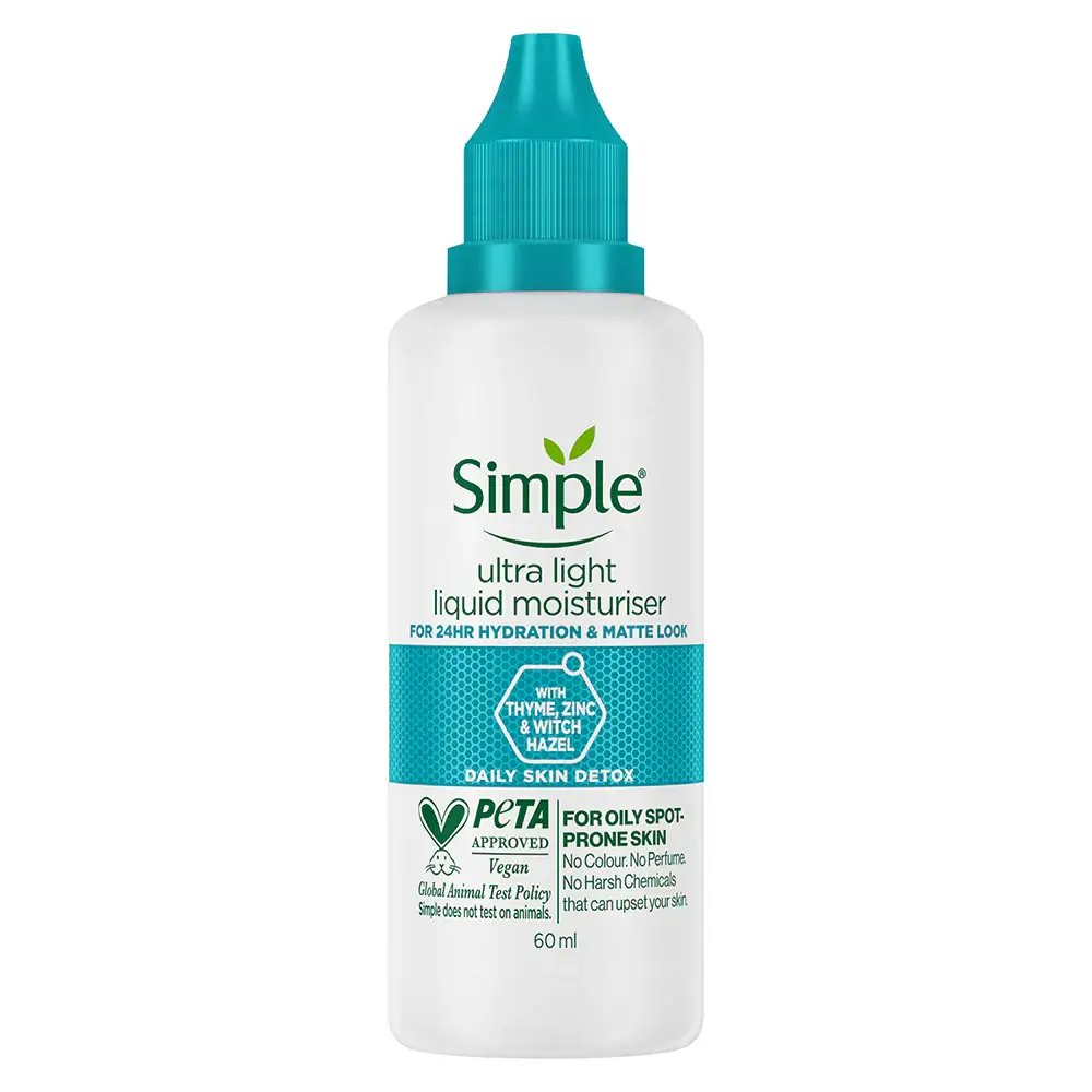 Simple Skincare Daily Skin Detox Ultra-Light Liquid Moisturiser India