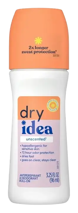 Dry Idea Deodorant & Antiperspirant Roll-On Unscented