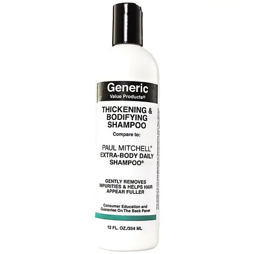 Generic Value Products Thickening & Bodifying Shampoo Compare to Paul Mitchell Extra-Body Daily Shampoo