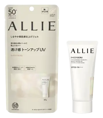 Allie Chrono Beauty Tone Up UV SPF 50 PA++++ Sheer Ecru
