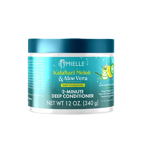 Mielle Organics Kalahari Melon & Aloe Vera Deep Hydration 2-Minute Deep Conditioner