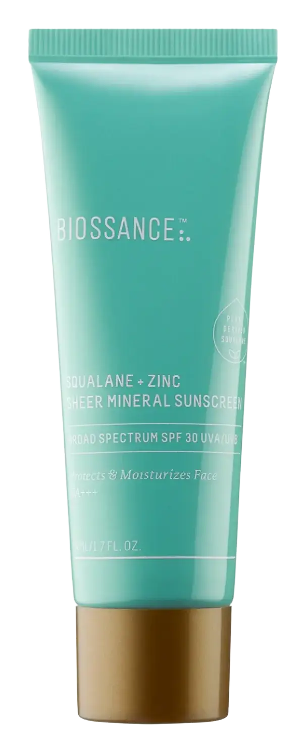 Biossance Squalane + Zinc Sheer Mineral Sunscreen SPF 30 PA +++