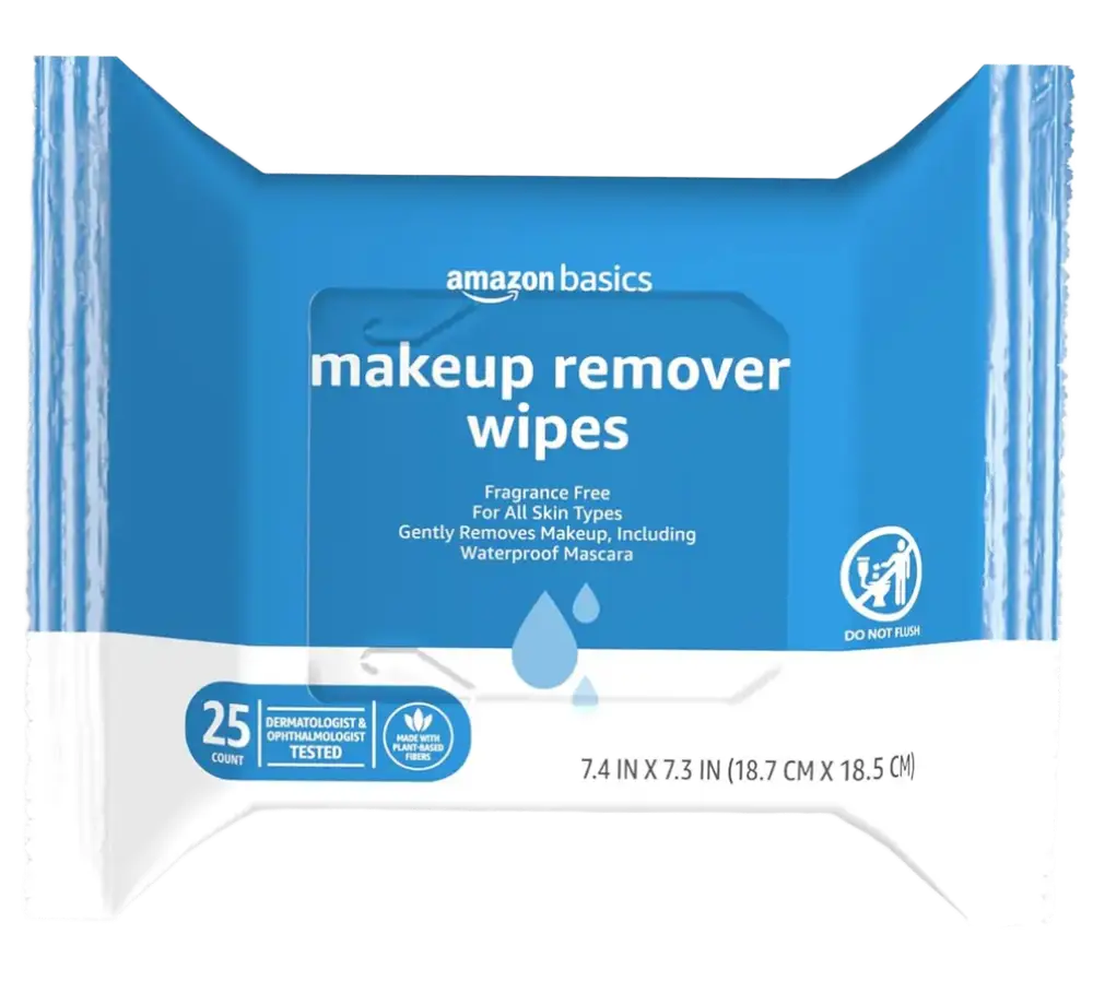 Amazon Basics Makeup Remover Wipes