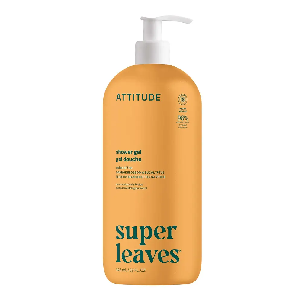 ATTITUDE Super Leaves Shower Gel Orange Blossom & Eucalyptus