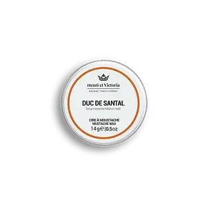 Henri Et Victoria Mustache Wax Duc de Santal