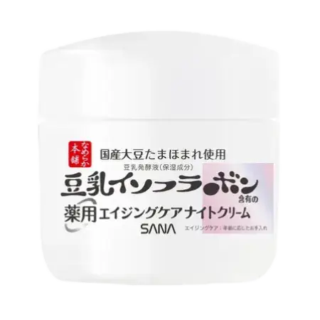 SANA Nameraka Honpo Medicinal Wrinkle Night Cream White