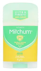 Mitchum Women's Triple Odor Defense Antiperspirant & Deodorant Stick - Pure Fresh