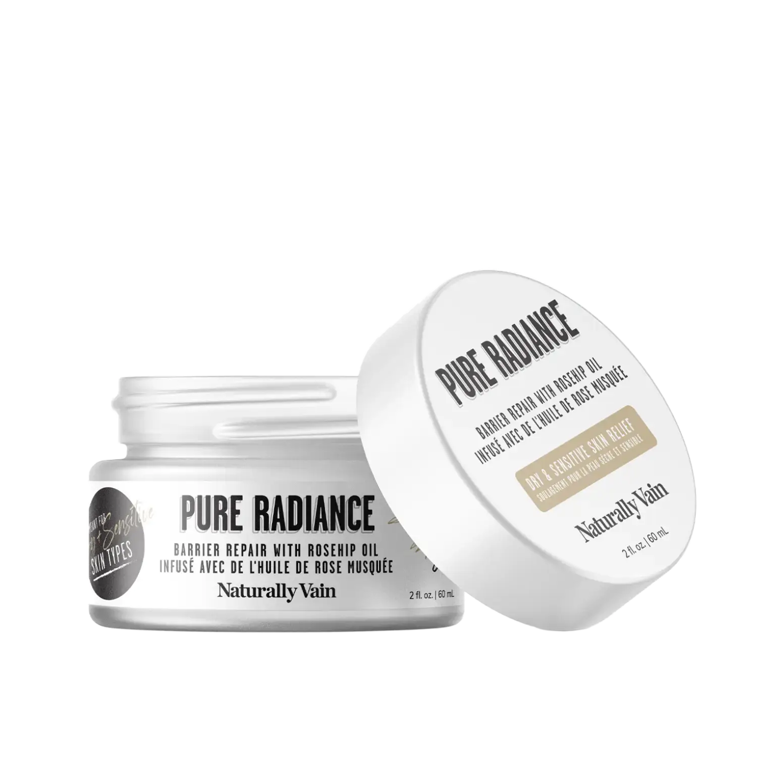 Naturally Vain Pure Radiance Barrier Repair With Rosehip Oil Face Moisturizer