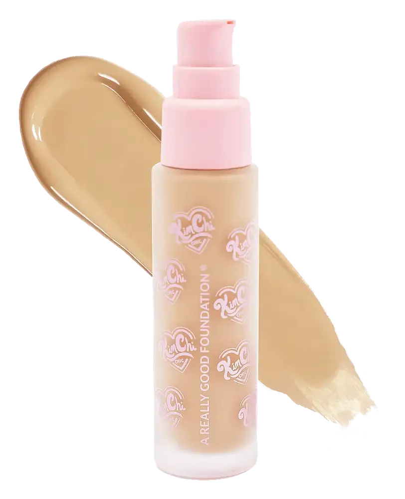 KimChi Chic Beauty A Really Good Foundation 104L Fair + Warm Olive Undertones