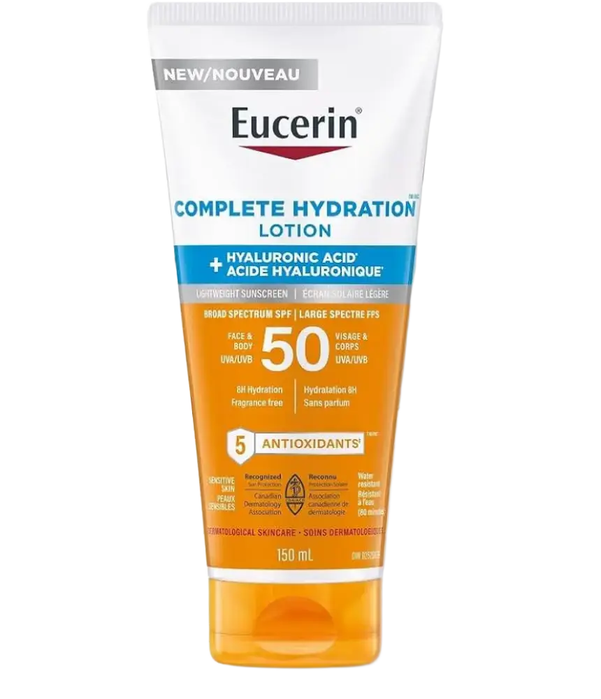 Eucerin Complete Hydration Lotion SPF 50 Face & Body Canada