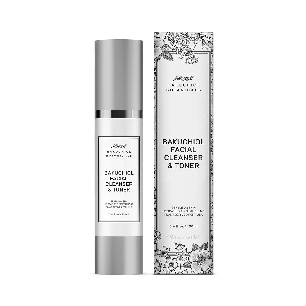Bakuchiol Botanicals Facial Cleanser & Toner