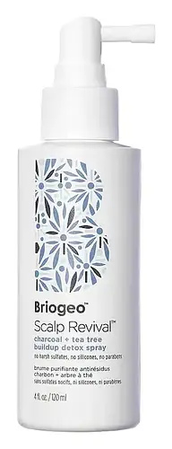 BrioGeo Scalp Revival Charcoal + Tea Tree Buildup Detox Spray