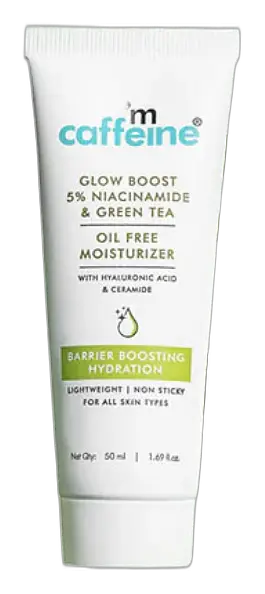 mCaffeine Glow Boost 5% Niacinamide & Green Tea Oil Free Moisturizer