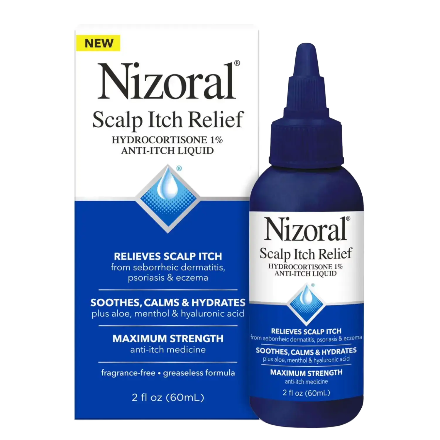 Nizoral Scalp Itch Relief Hydrocotisone 1% Anti-Itch Liquid