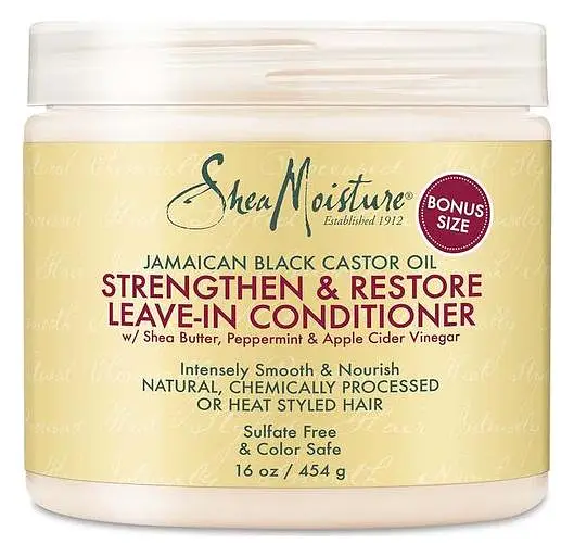 Shea Moisture Jamaican Black Castor Oil Strengthen & Restore Leave-In Conditioner