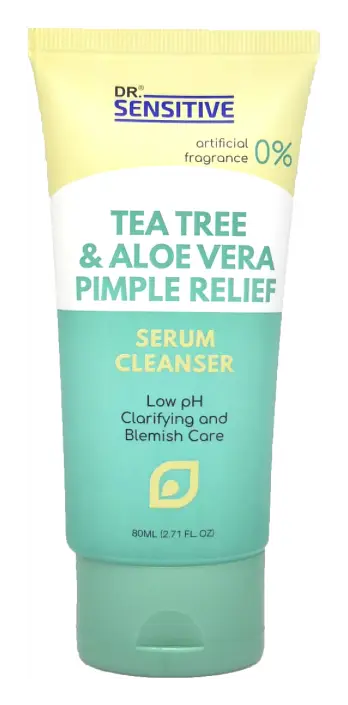Dr. Sensitive Tea Tree & Aloe Vera Pimple Relief Serum Cleanser