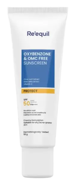 Re’equil Oxybenzone & OMC Free Sunscreen SPF 50
