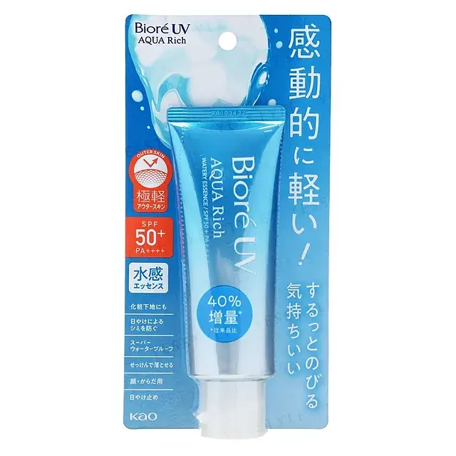 Biore UV Aqua Rich Watery Essence SPF 50 PA Ingredients