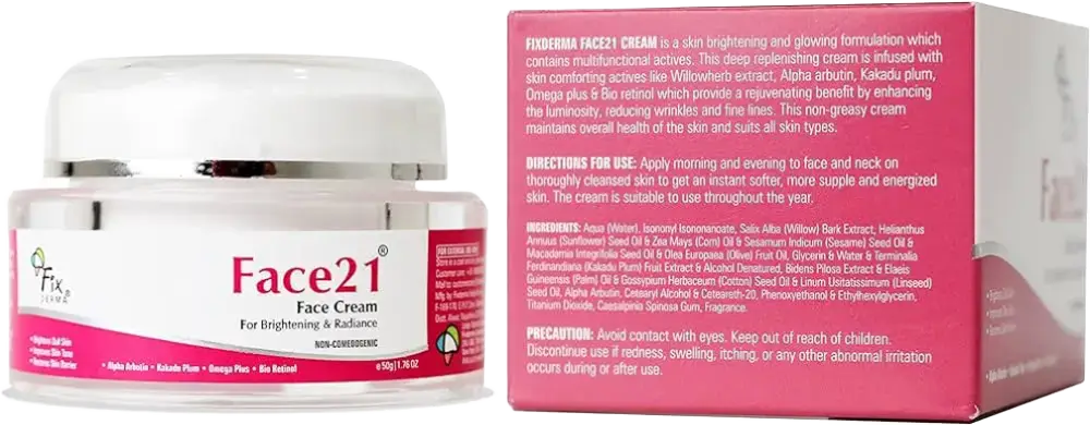 Fixderma Skincare 2% Alpha Arbutin Face21 Cream