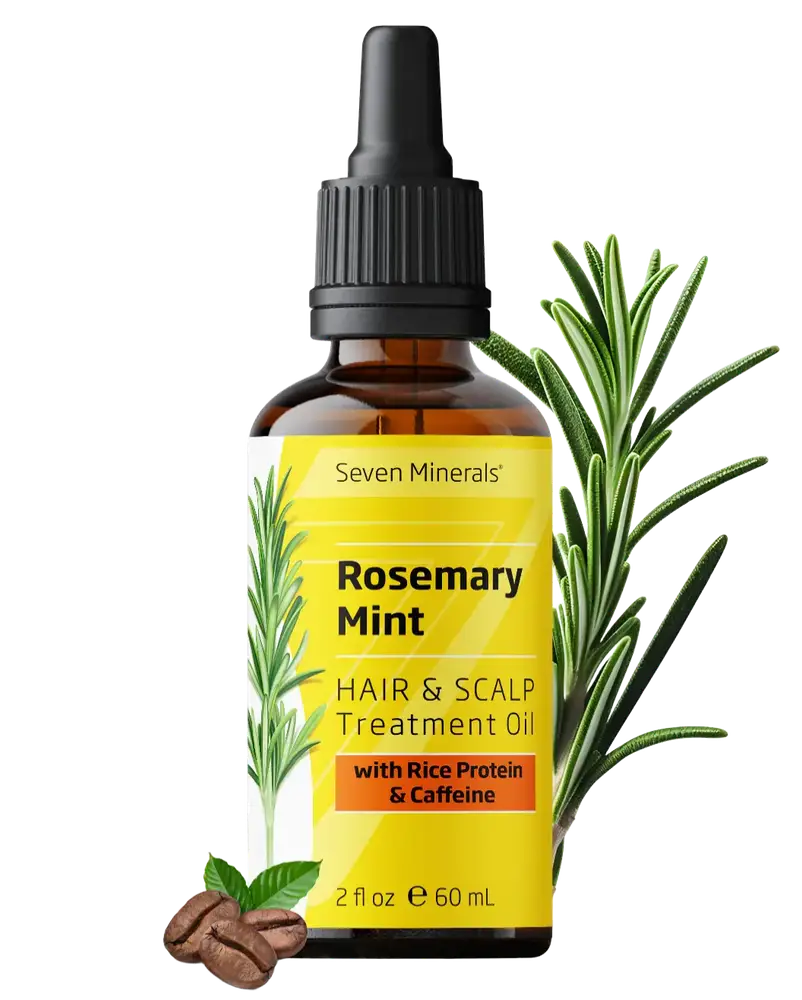 Seven Minerals Rosemary Mint Hair & Scalp Treatment Oil