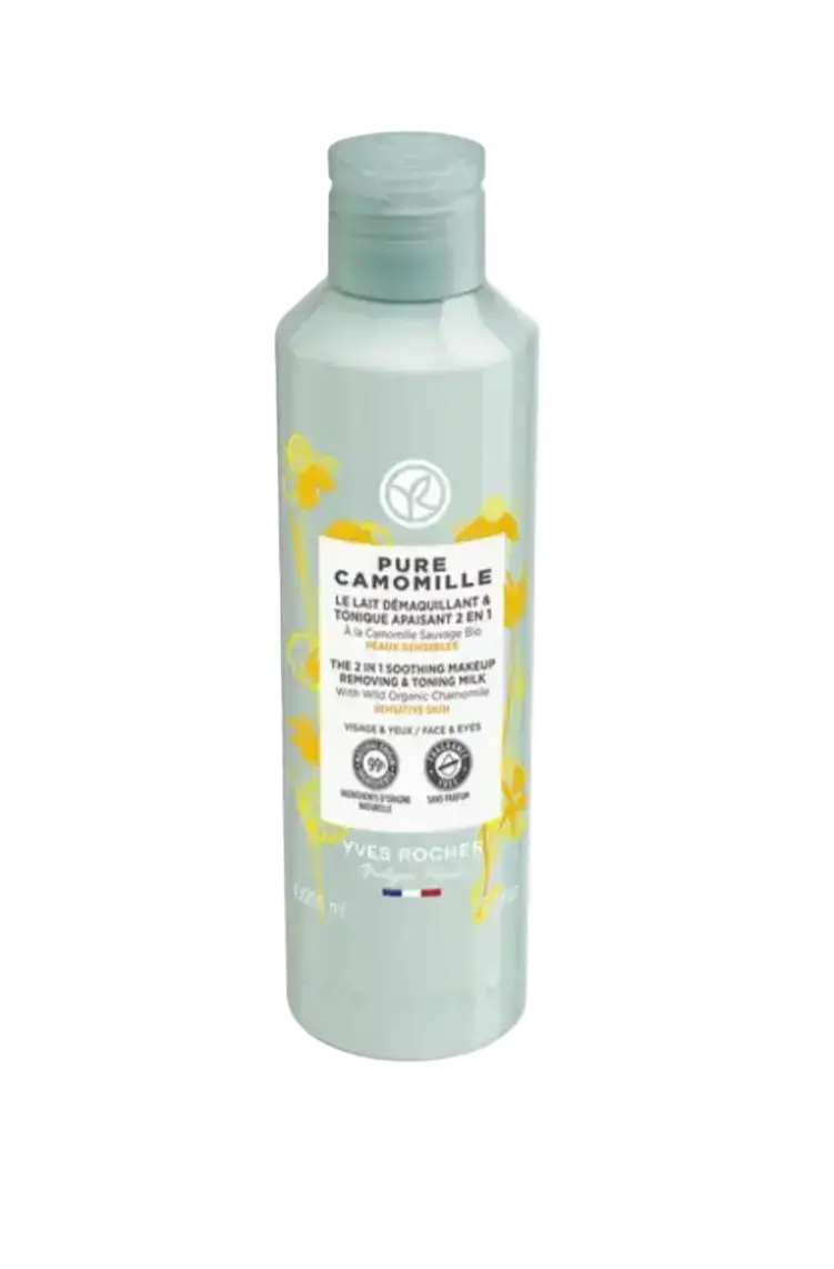 Yves Rocher Pure Camomille 2 In 1 Soothing Makeup Removing & Tonic Milk