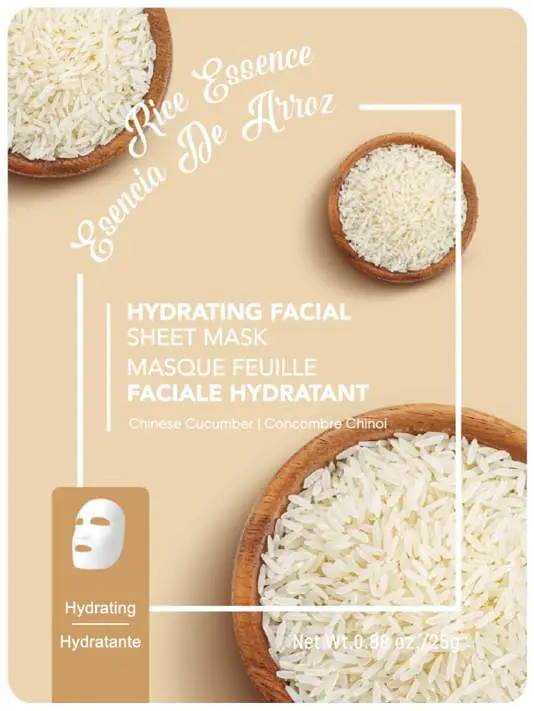 Miniso Hydrating Facial Sheet Mask Rice