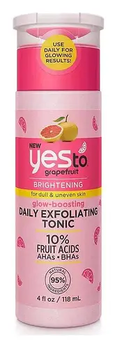 Yes To Grapefruit Glow-Boosting Daily Exfoliating Tonic