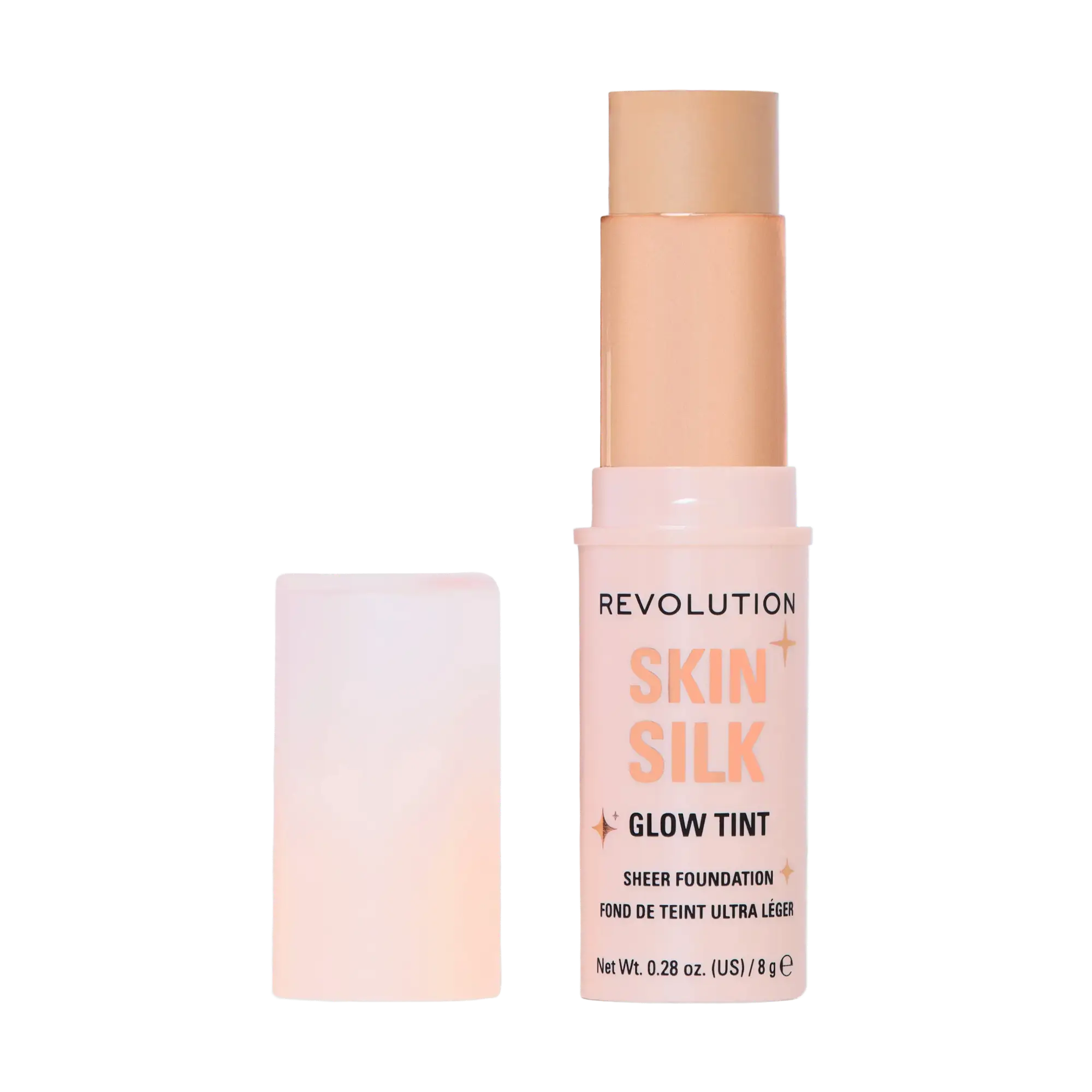 Revolution Beauty Skin Silk Glow Tint Sheer Foundation Stick Light Neutral
