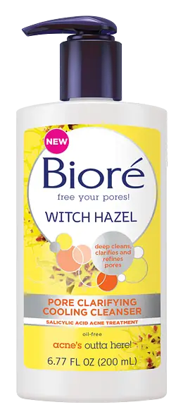 Biore Witch Hazel Pore Clarifying Cooling Cleanser