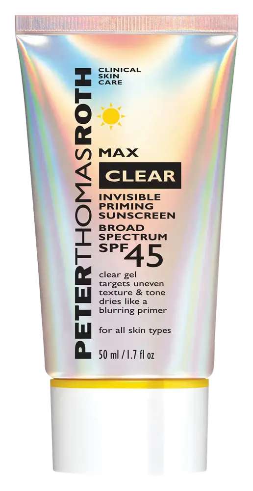 Peter Thomas Roth Max Clear Invisible Priming Sunscreen Broad Spectrum SPF 45