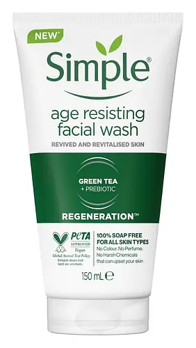 Simple Skincare Regeneration Age Resisting Facial Wash