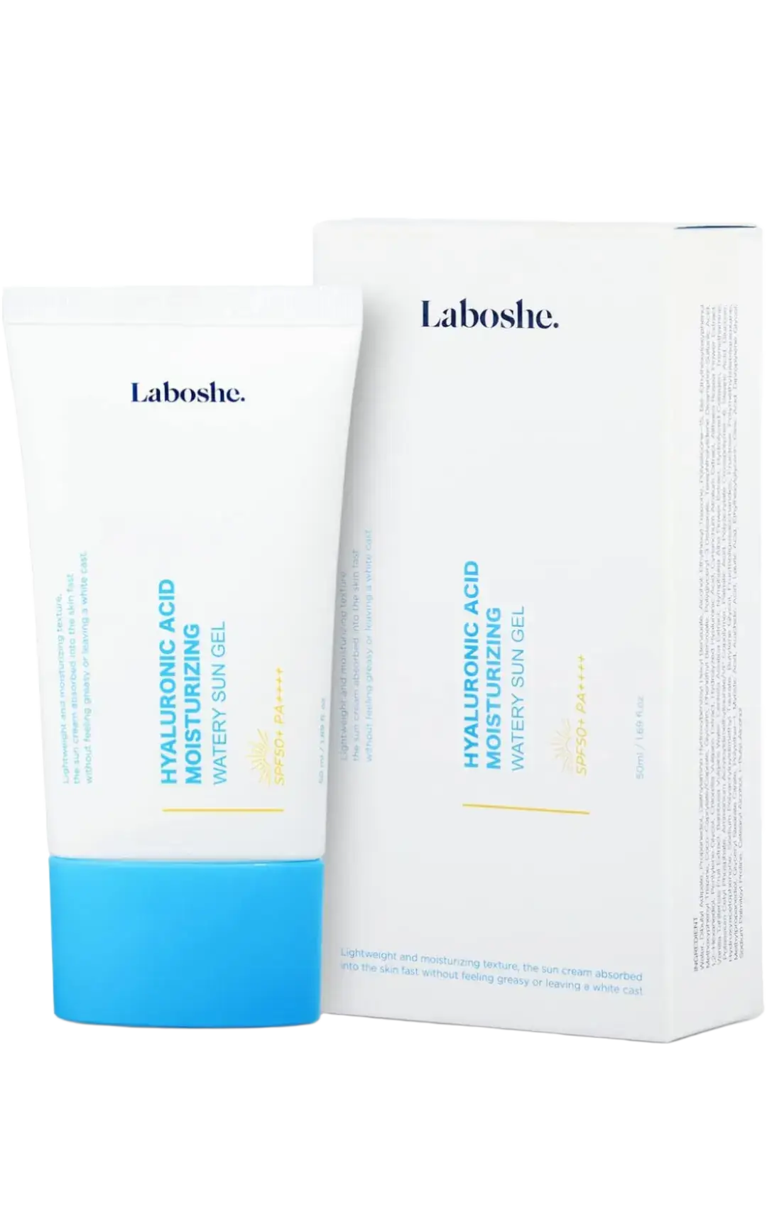 Laboshe. Hyaluronic Acid Moisturizing Watery Sun Gel SPF 50+ PA++++
