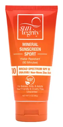 Suntegrity Sport Mineral Sunscreen -  Broad Spectrum SPF 30