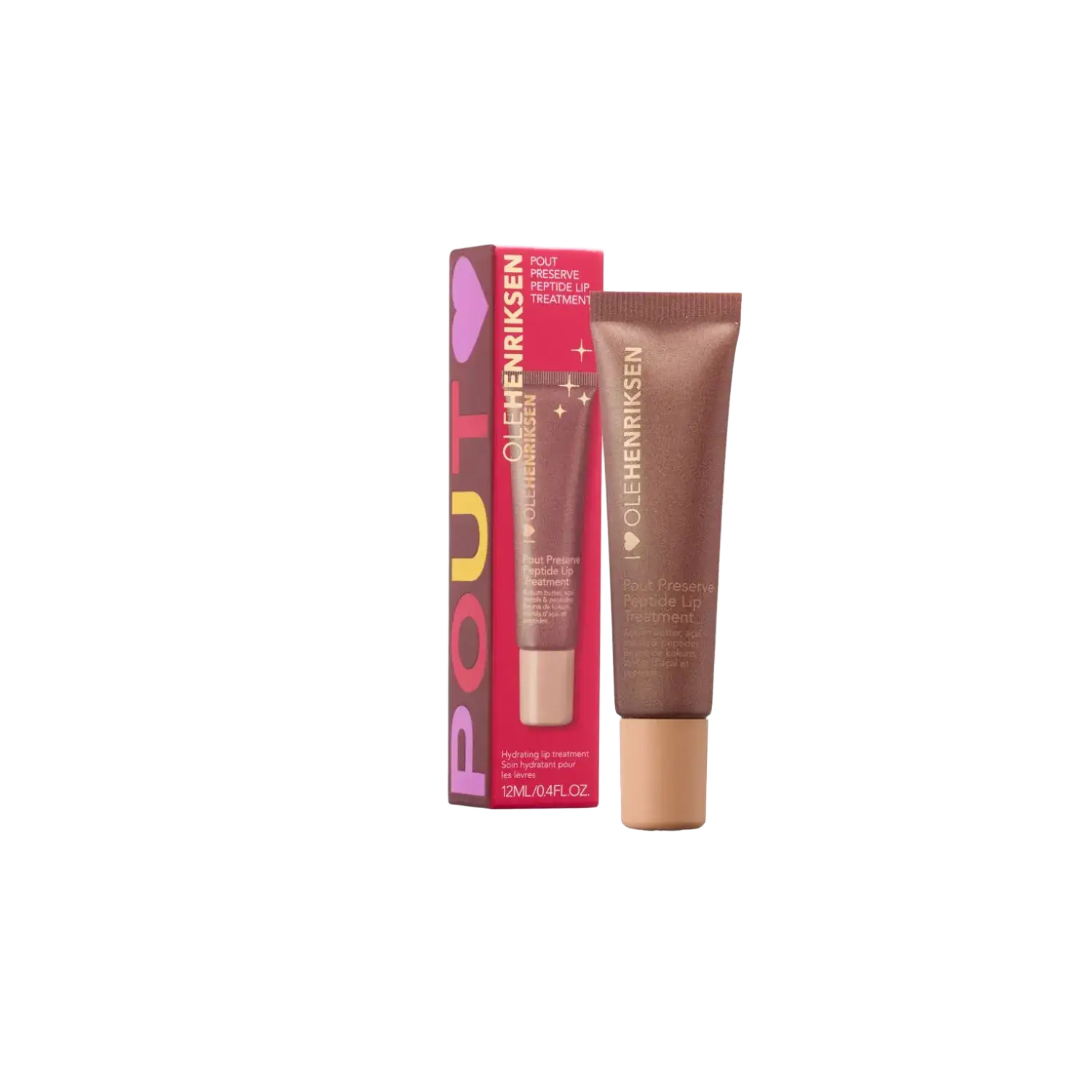 Olehenriksen Pout Preserve Peptide Lip Treatment Glimmer Coco Crème